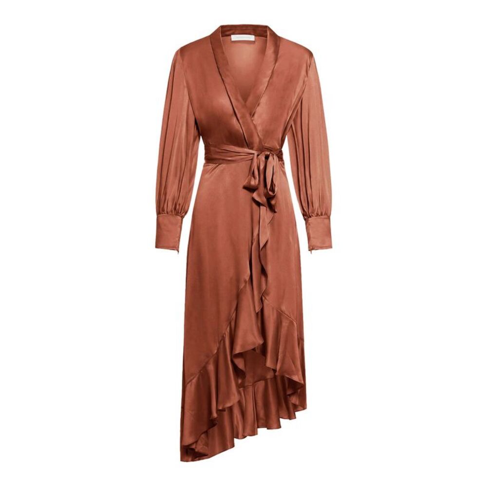 Zimmermann Women Silk Wrap Dress